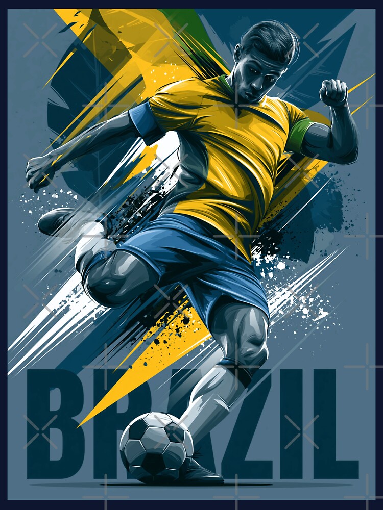 Brazil Soccer by StudioRedKoala