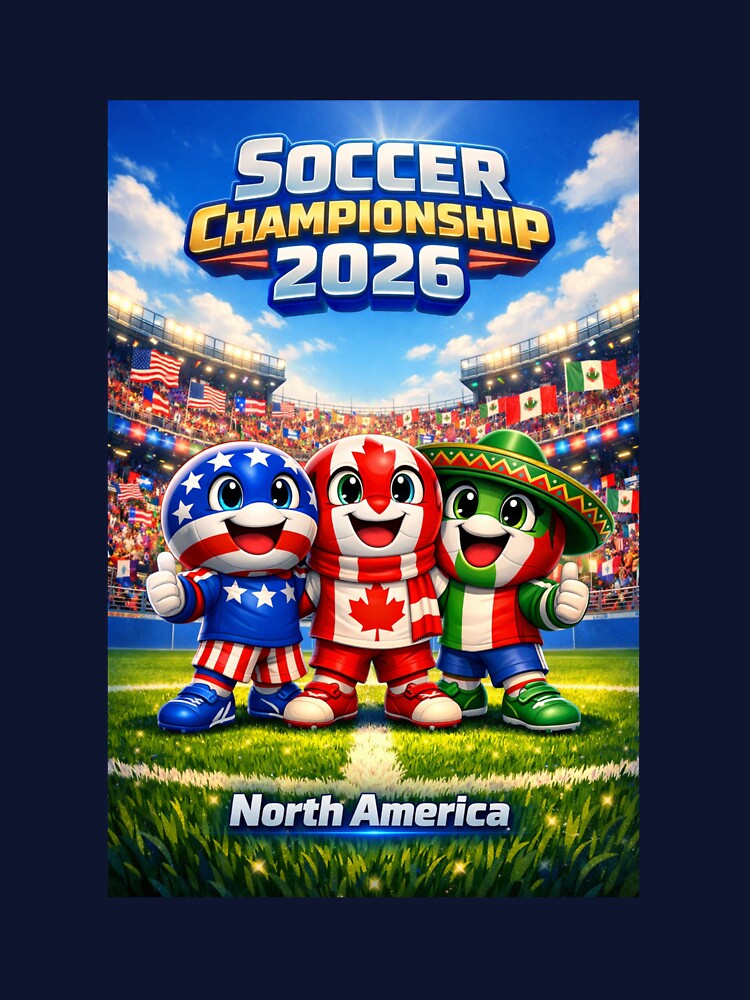 Soccer Championship 2026 – North America Unity Design by AleksKos