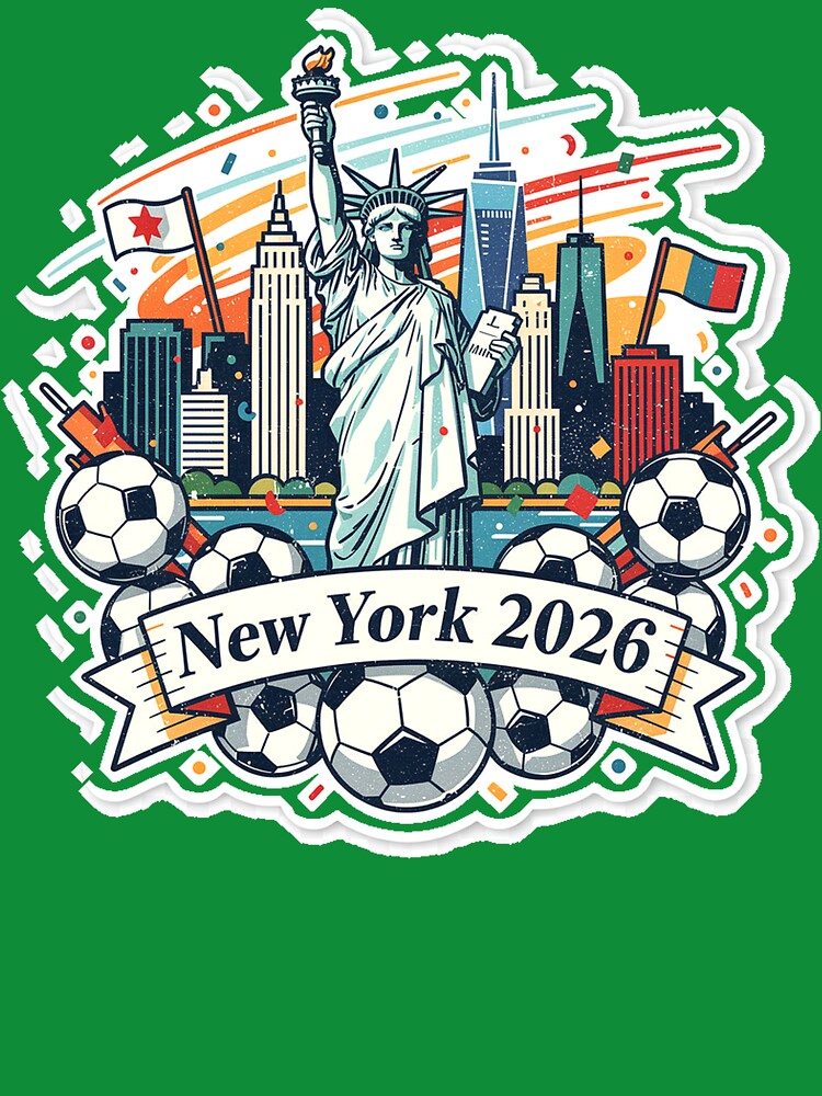 New York 2026 Statue of Liberty Soccer by Modefissi