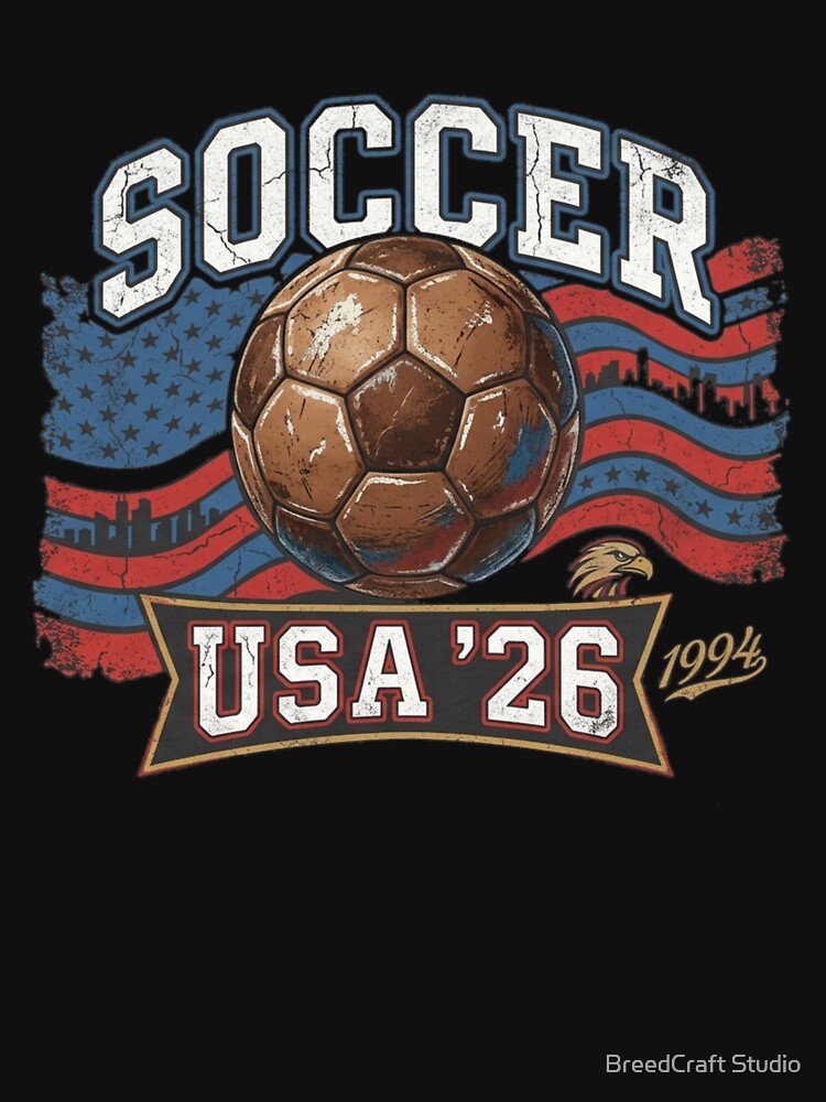 Vintage Soccer USA 26 Retro 1994 World Tournament . by  BreedCraft Studio
