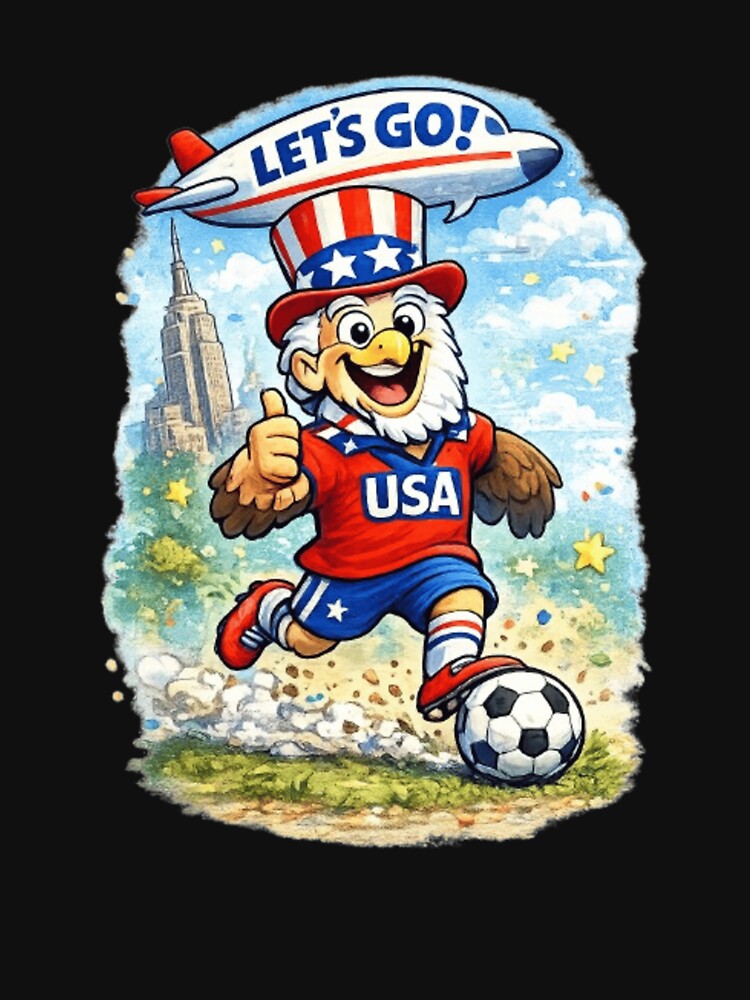 USA 2026 Soccer Eagle Mascot by Pixanova