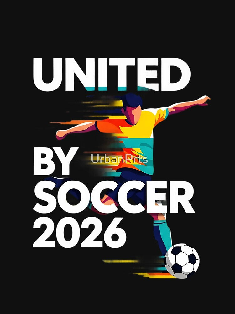 United by Soccer 2026 Football Fan Hoodie International Cup Style Graphic by UrbanPrts