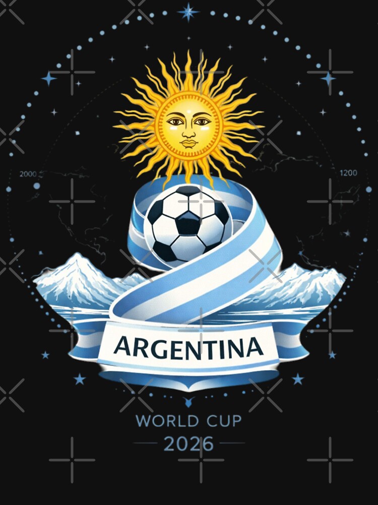 Argentina World Cup 2026  – Argentina Soccer Fans Tee, Football Supporters Design, Argentina Pride Graphic by Inner Flame Studio