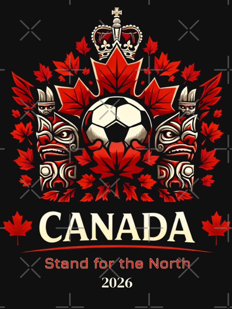 Canada Soccer Fan Shirt – Stand for the North World Cup 2026 Design by Inner Flame Studio