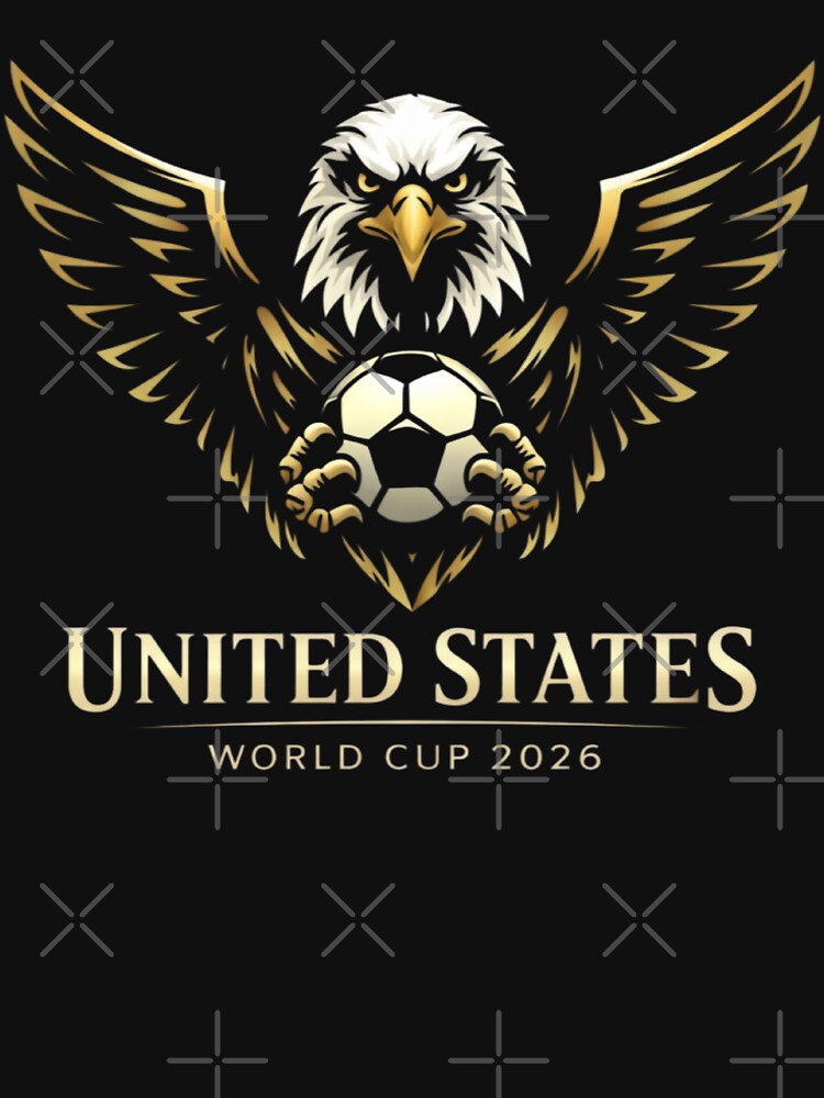 USA Soccer Eagle Shirt – United States World Cup 2026 Football Fan Design by Inner Flame Studio