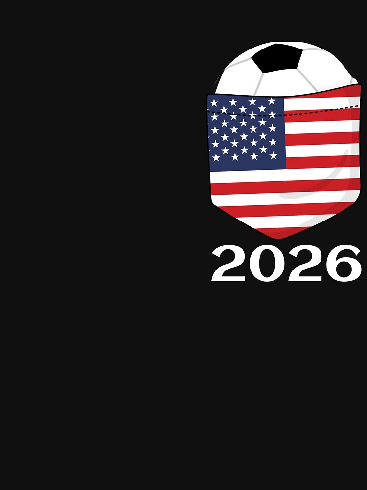 Soccer 2026 USA in the breast pocket by peter2art