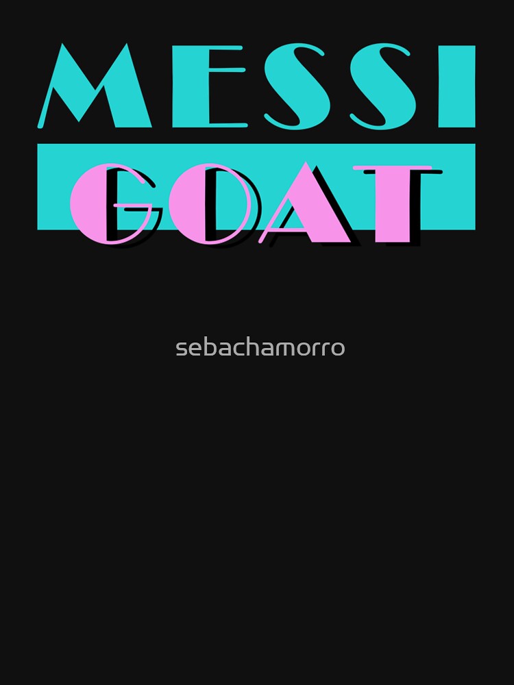 Messi Goat Miami Vice by sebachamorro