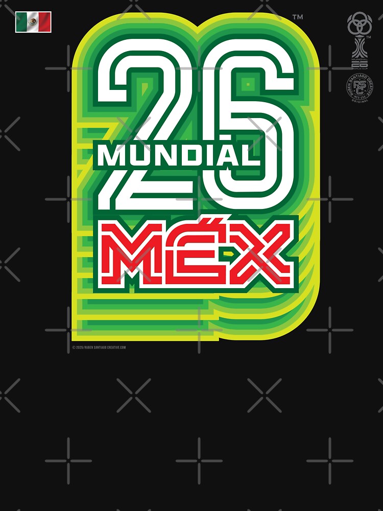 26 Soccer Cup México Retro | Vintage Football Fan Graphic | Classic Red White Green Design | Unisex Sports by RSC-STORE