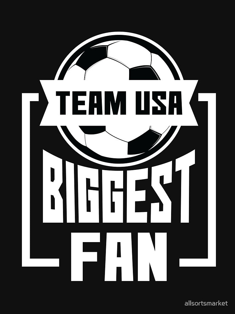 USA Biggest Fan United States National Soccer Team Shirt by allsortsmarket