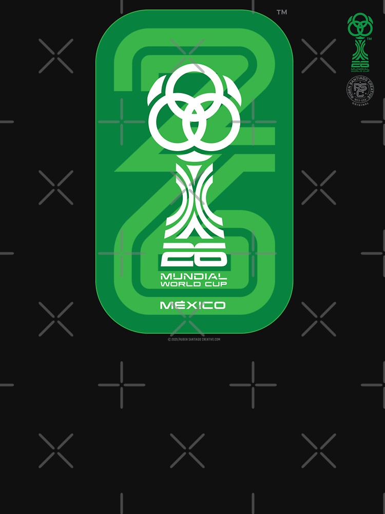 Mundial 26 México Fan Trophy – Retro Soccer World Cup Inspired Graphic – Modern Football Art Design by RSC-STORE