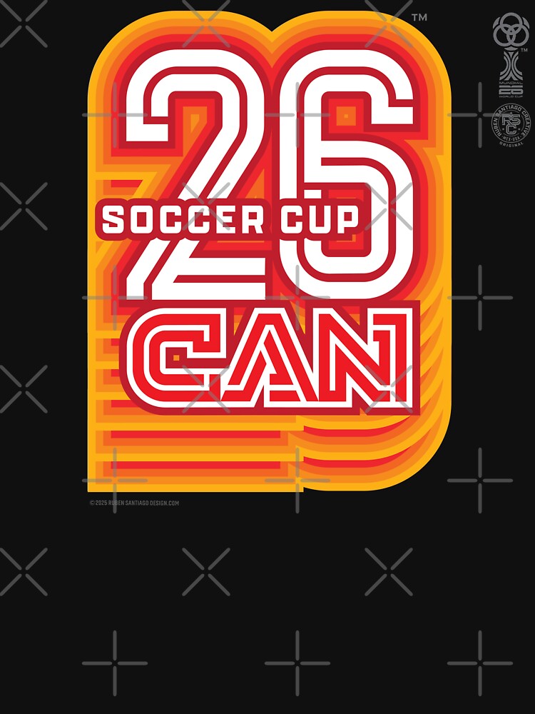 26 Soccer Cup CANADA Retro | Vintage Football Fan Graphic | ClassicCanadian Red  | Unisex by RSC-STORE