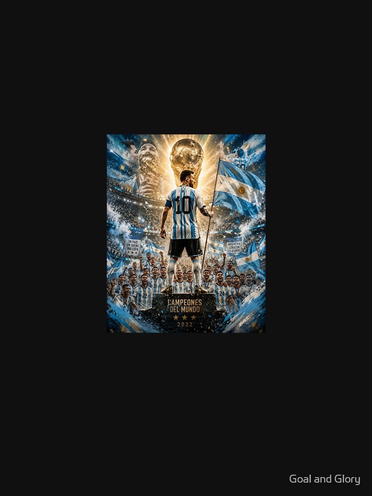 Argentina World Cup 2026 Fan Albiceleste Soccer Pride by Goal and Glory