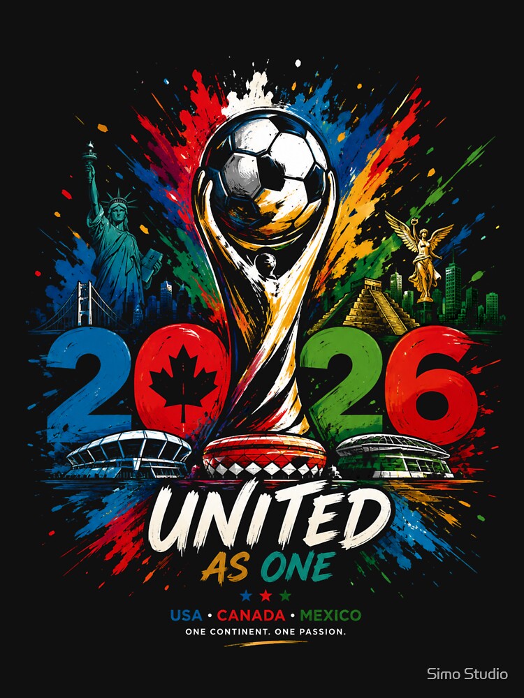 United As One Soccer 2026 Design by Simo Studio