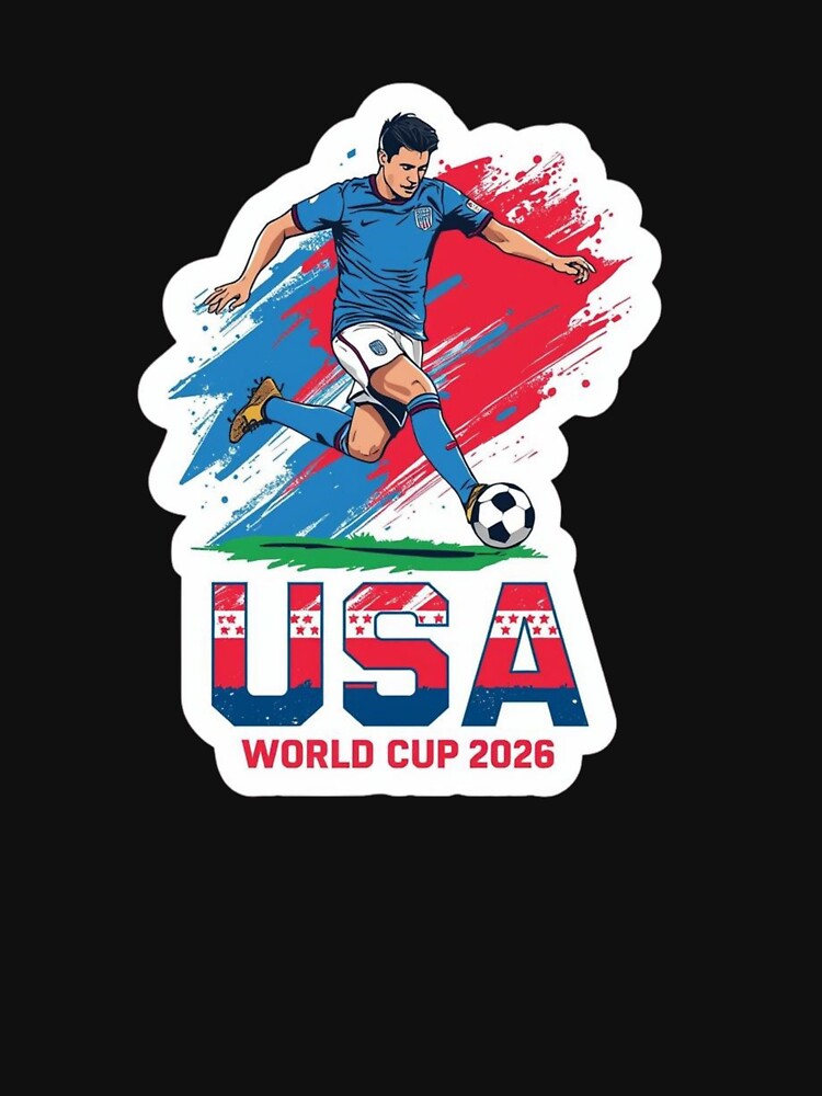 USA World Cup 2026 Soccer Player Flag Sticker by PACS0011