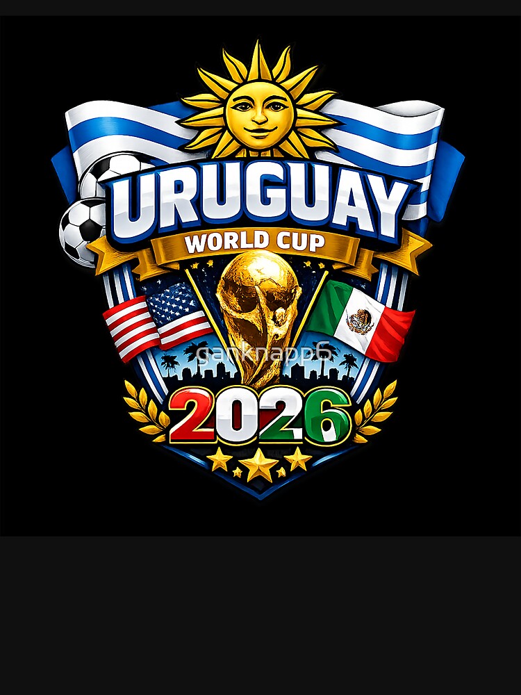 Uruguay Football Pride 2026 Sky Blue Supporter Design by ganknapp6