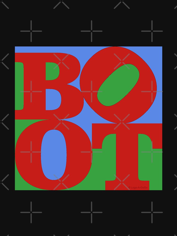 Boot NYC Modern Art by Logo-A-GoGo