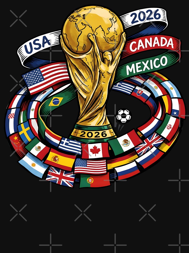USA Canada Mexico World Cup 2026 by AlphaTeez