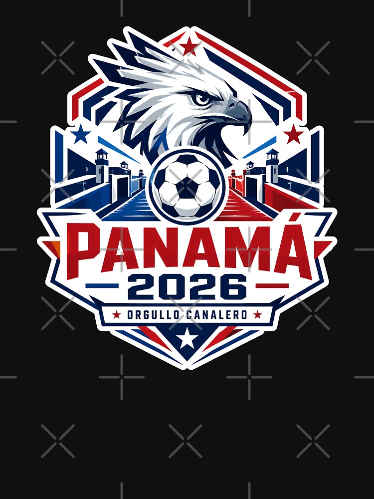 Panama 2026 Football Eagle Crest by RedCircleArt