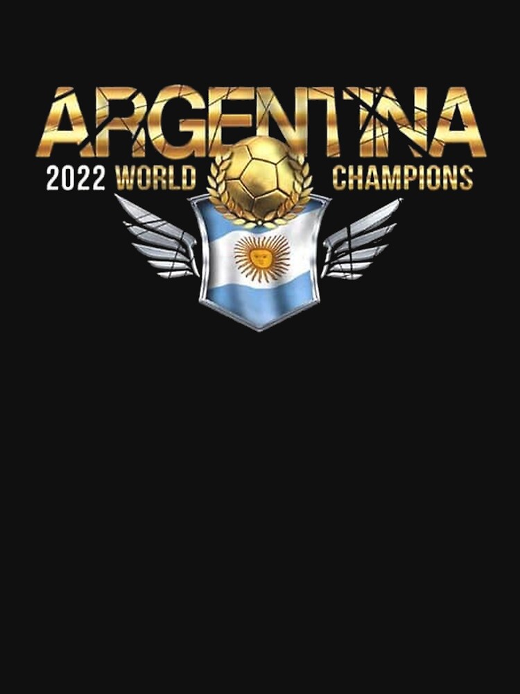 Argentina National Team 2022 World Cup Champion Vintage T-Shirt by Bobby-Bancel
