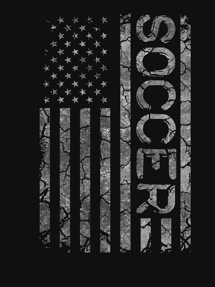 American Flag Soccer Player Coach And Team For Men Women by issambak
