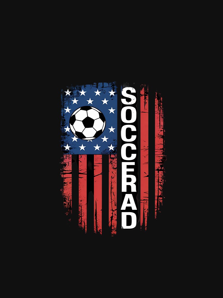 Soccer Dad USA flag All American Fathers by PowAcademy