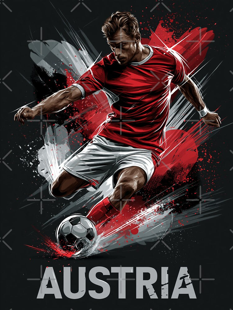 Austria Soccer by StudioRedKoala