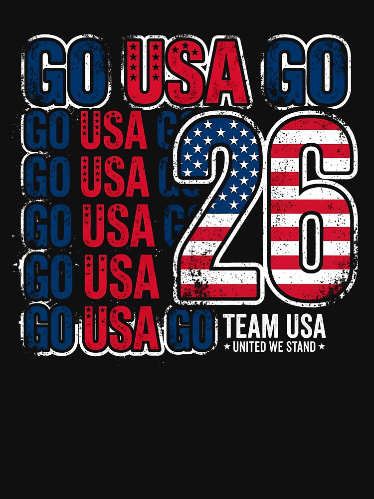 2026 Colorful Soccer Ball USA Canada Mexico 26 Classic T-Shirt by JJLetterDesigns