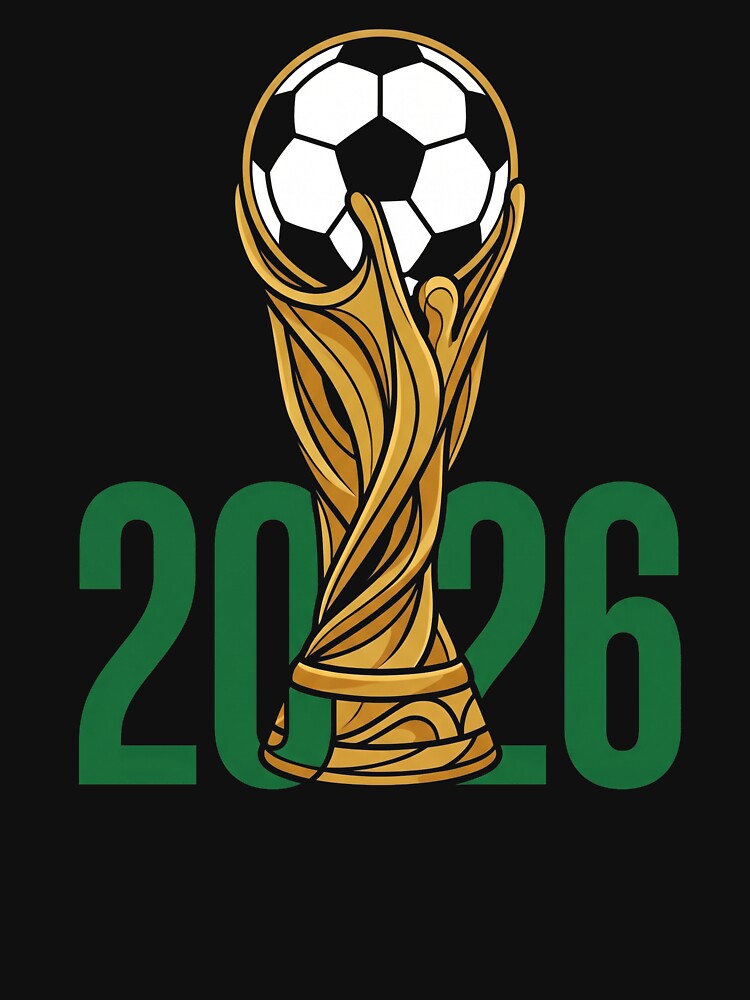 2026 World Cup Trophy Soccer Football Fan by SofenArt