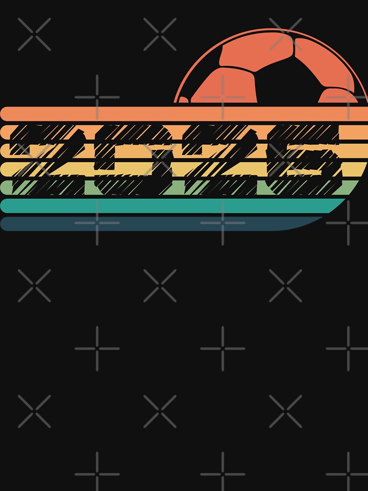 Soccer Summer 2026 USA Retro Vintage Football Fan Design by ZuToMi