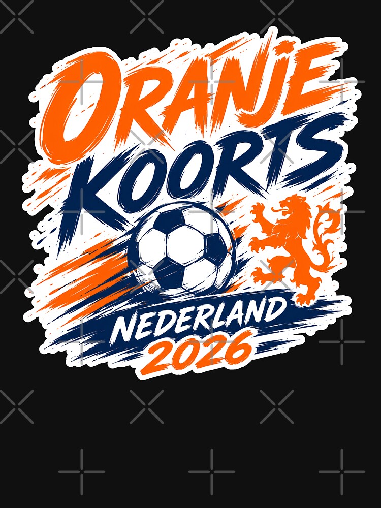 Netherlands 2026 Orange Football Pride by RedCircleArt