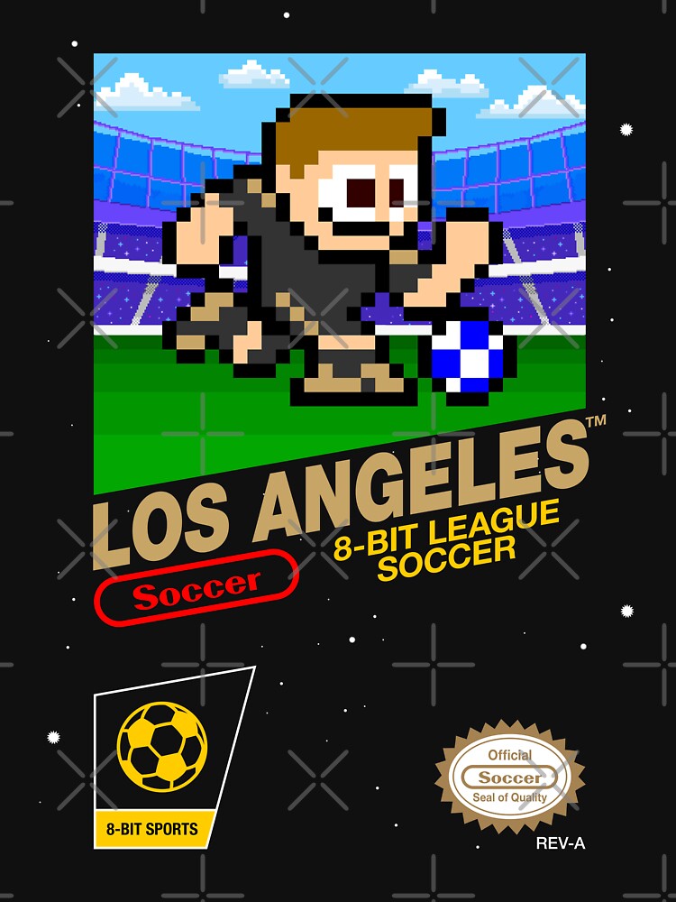 Los Angeles Football Club (8-bit Videogame Cart) by The Armorsmith