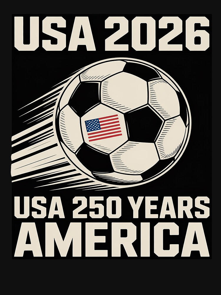 Usa 2026 Soccer 250 Years Women Kids 4th of July by grounabslaninal