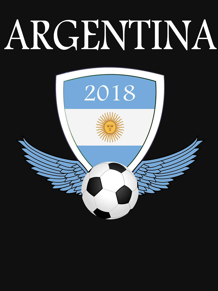 Argentina Soccer TShirt for Russia 2018 by SacCityThreads