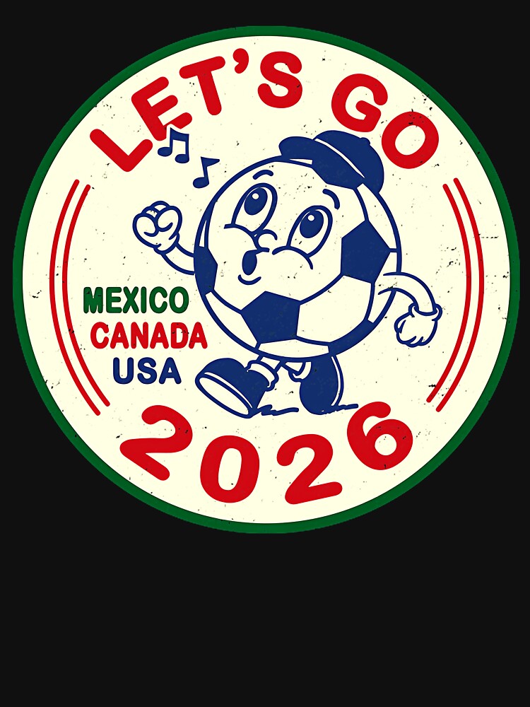 Let's Go Mexico Canada USA 2026 World Cup Football Fan by LeoSnarf
