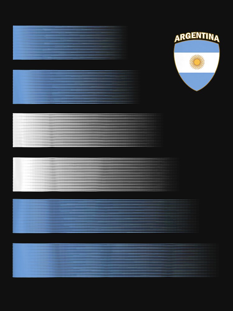 Argentina Football Camista Argentina Soccer Jersey Men Women T-Shirt by Francois-Lemann