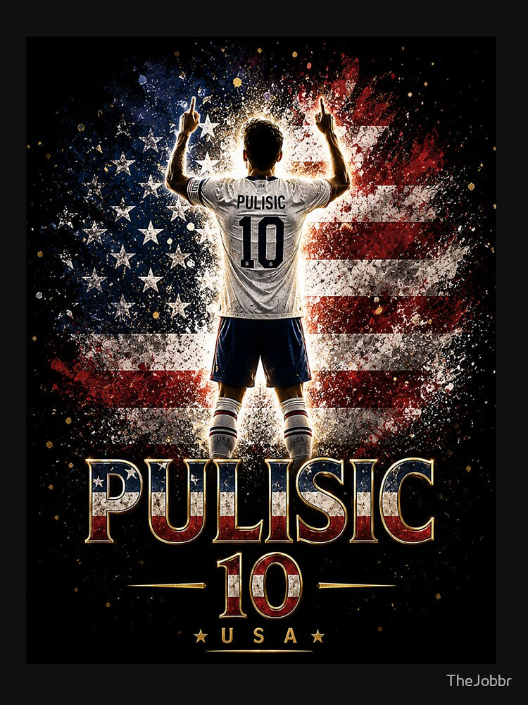 Christian Pulisic USA Soccer Inspired Design Collection by TheJobbr