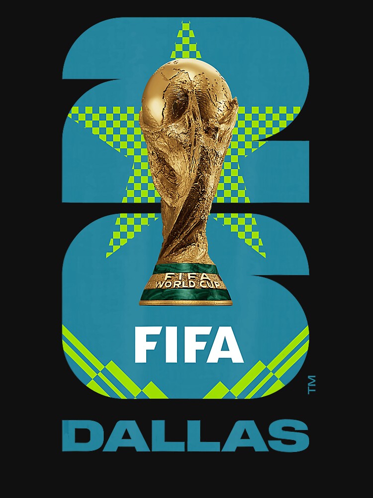 FIFA Dallas Trophy Poster Design Today Graphic Art by JohnCarmichael