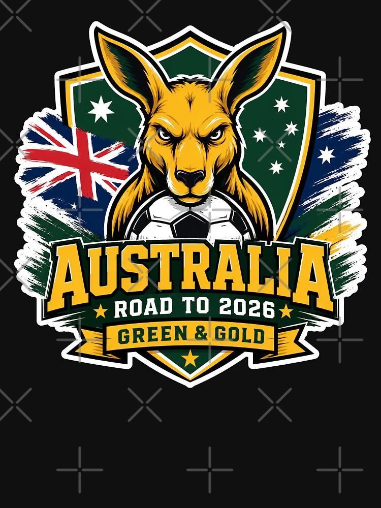 Australia 2026 Kangaroo Football Team by RedCircleArt