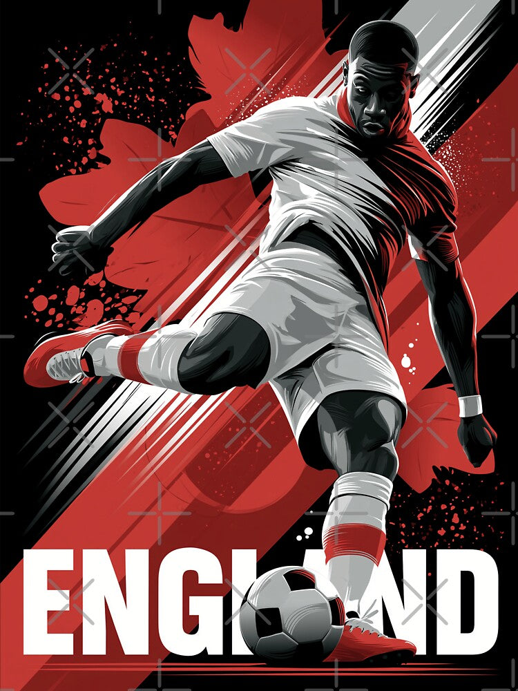 England Soccer by StudioRedKoala