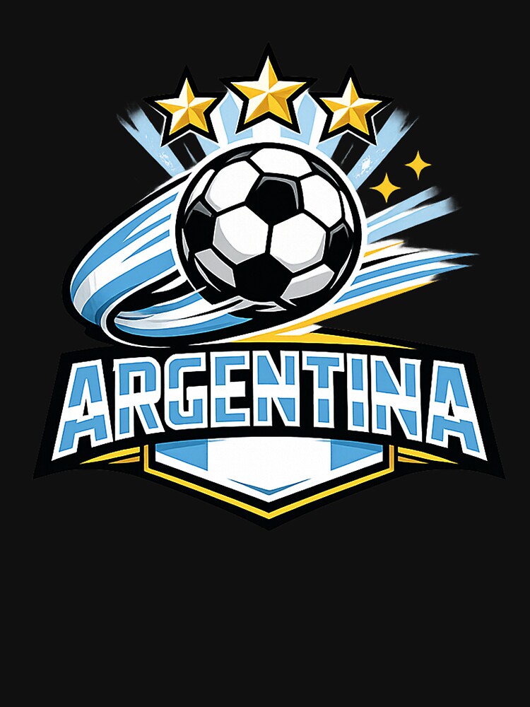 Argentina Soccer Three Stars World Cup 2026 Fan by CherryStarMX
