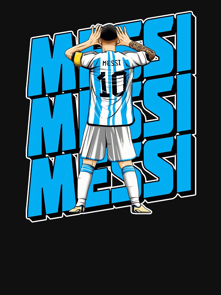 Messi Football Player Argentina Soccer Fan Number 10 by LeoSnarf