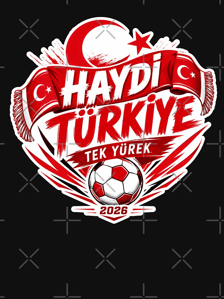 Turkey 2026 Haydi Football Pride by RedCircleArt