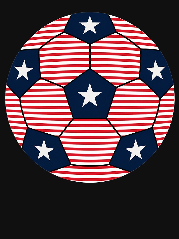Patriotic American Soccer Ball 4th Of July by clothesy7