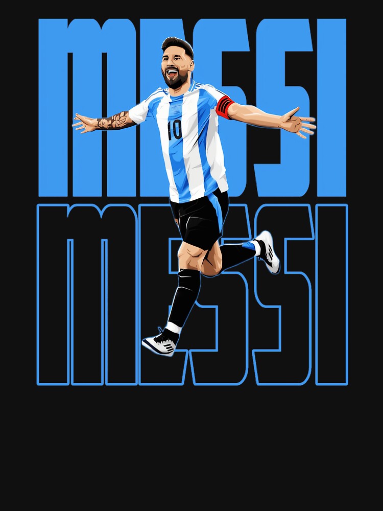 Messi Argentina Football Fan Soccer Player World Cup Legend by LeoSnarf
