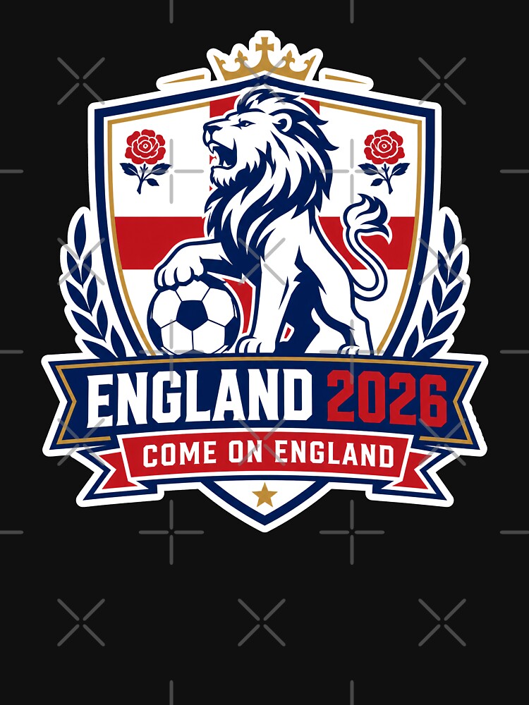 England 2026 Lion Football Team by RedCircleArt