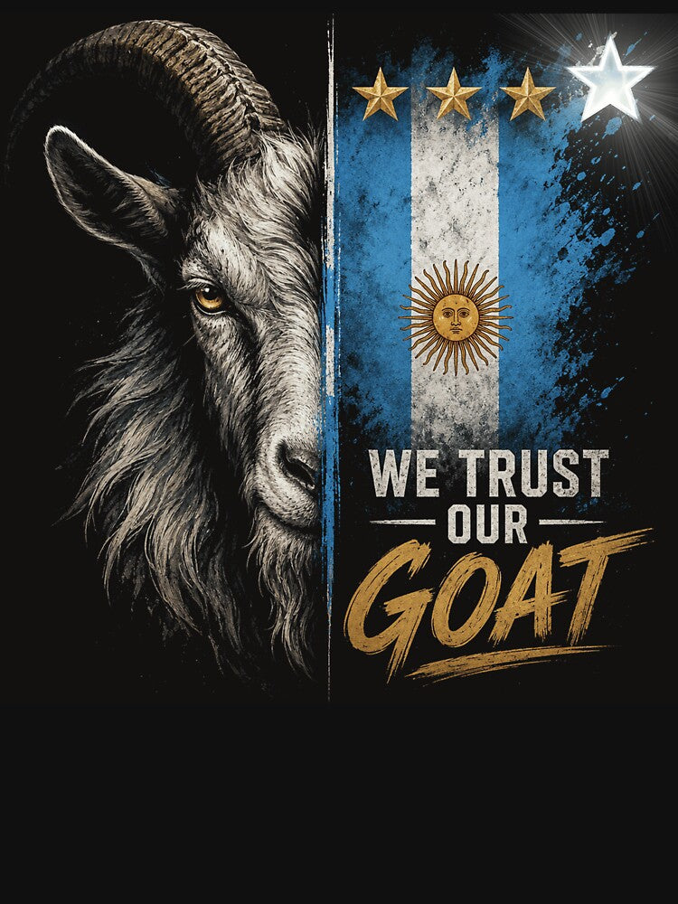 We Trust Our GOAT Argentina Fan Shirt by VizoArt-Studio