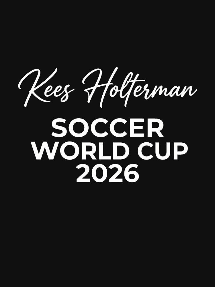 Kees Holterman Soccer World Cup 2026 Essential T-Shirt by JJLetterDesigns