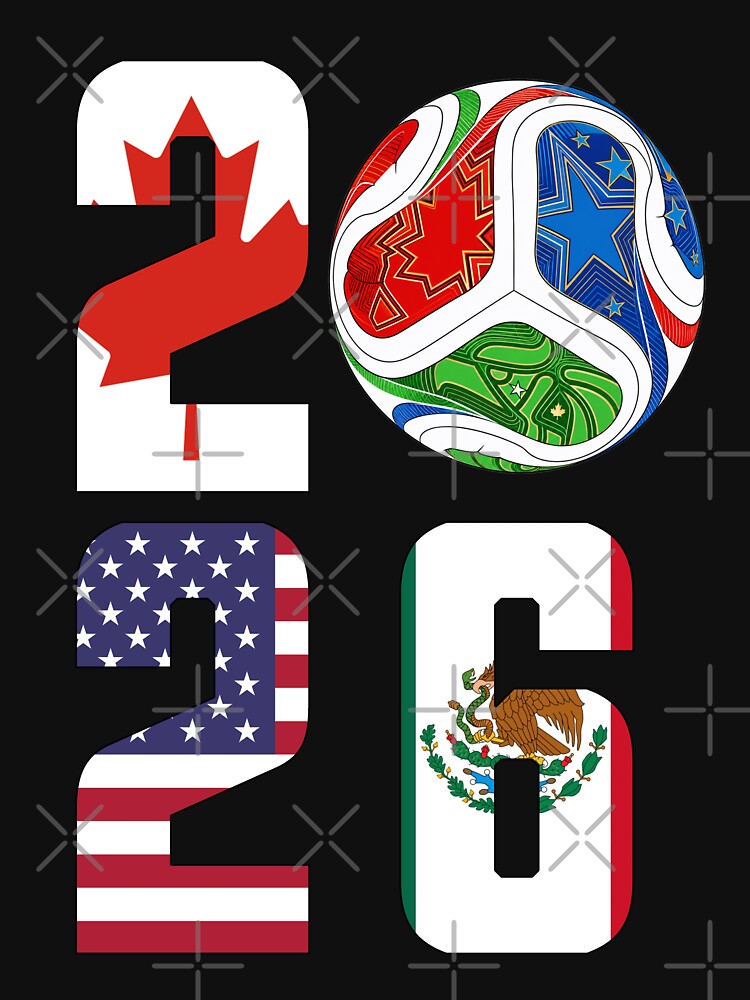2026 Football Host Nations Canada USA Mexico Design by THAT'S WHAT TEE SAID