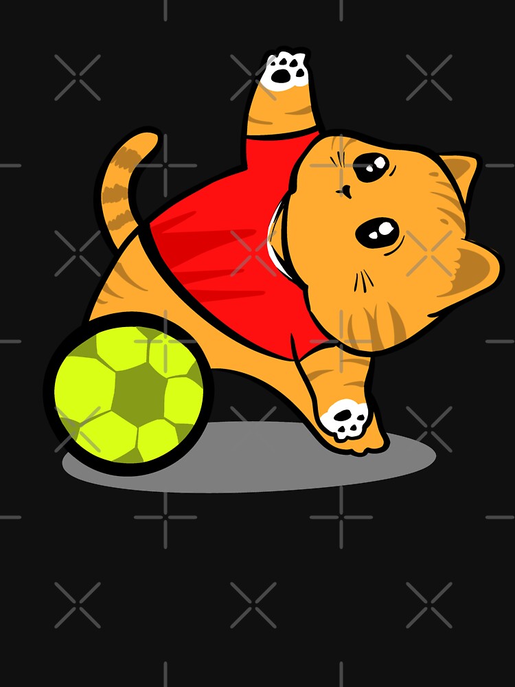 World Cup Cat Soccer – Cute Football Kitten Illustration with Canada football costume by arivirus