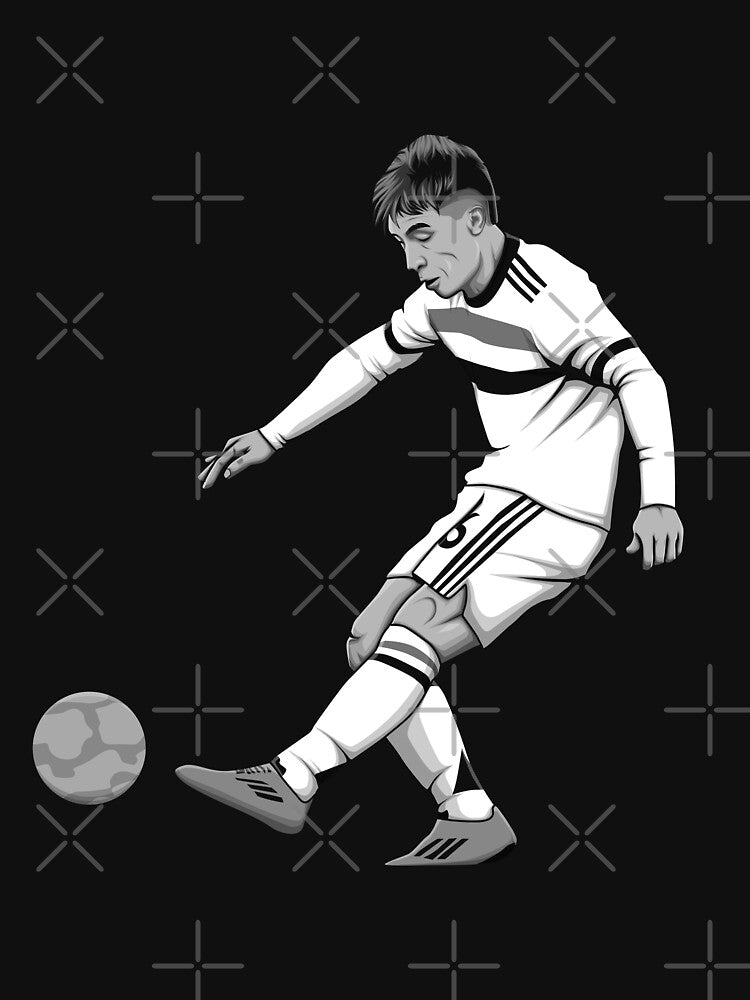 Lisandro Martinez Black and White Version by Aldduardo